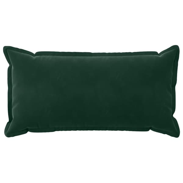 Kuddöverdrag 6 st HOUTEN Mörkgrön 40 x 80 cm Sammet