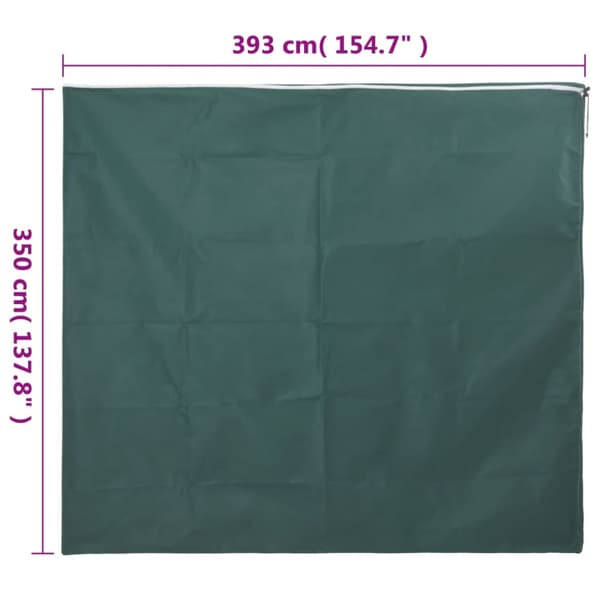 Fiberdukar med blixtlås 4 st 70 g/m² 3,93x3,5 m