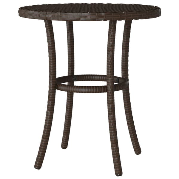 Bistrogrupp med dynor 3 delar brun konstrotting