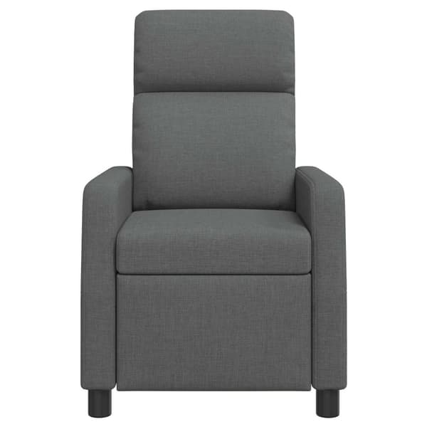 Recliner Mörkgrå Tyg