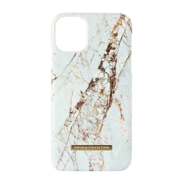 COLLECTION Mobilskal Soft White Rhino Marble iPhone 12  Mini