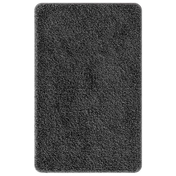 Halkfri Badmatta Mörkgrå 50 x 80 cm PP