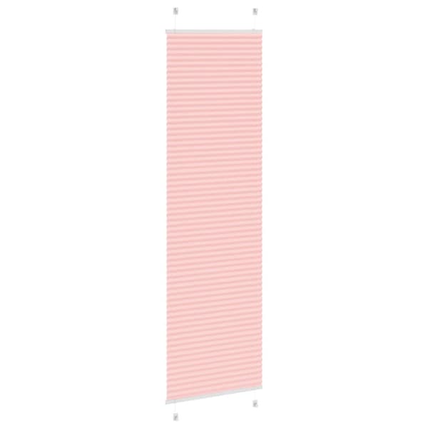 Plisserad persienn rosa 60x200cm tyg bredd 59,4cm polyester