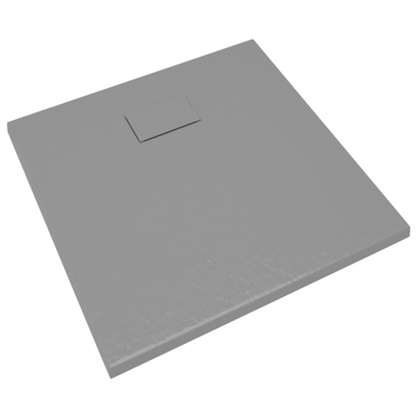 Duschkar SMC grå 80x80 cm
