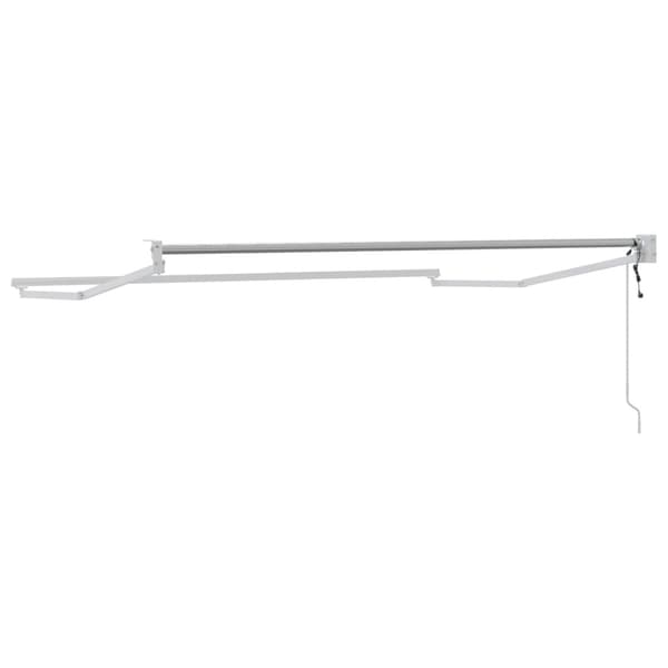 Elektrisk utdragbar markisram Vit 2,5 x 2 m Aluminium