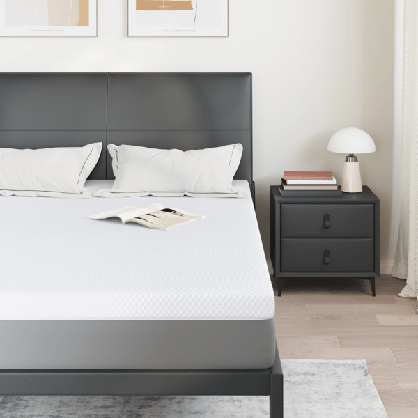 Memory foam madrass toppers 140 x 190 cm Thick Mjuk Vit