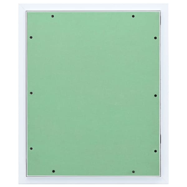 Åtkomstpanel Grön och Silver 55 x 65 cm Aluminium och gips
