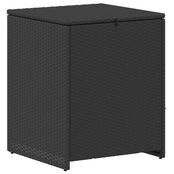 Soffset 7 pcs Svart Poly Rattan och stål
