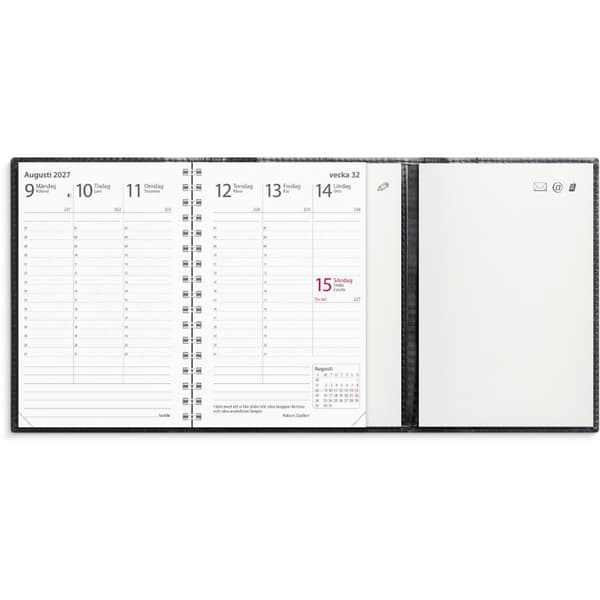 Kalender Prestige de luxe 2027 svart
