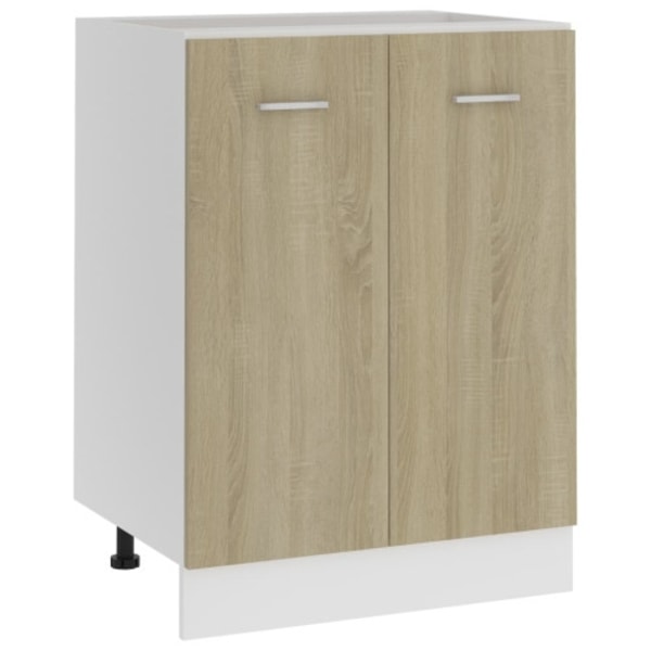 Underskåp “Lyon” sonoma-ek 60x46x81,5 cm konstruerat trä
