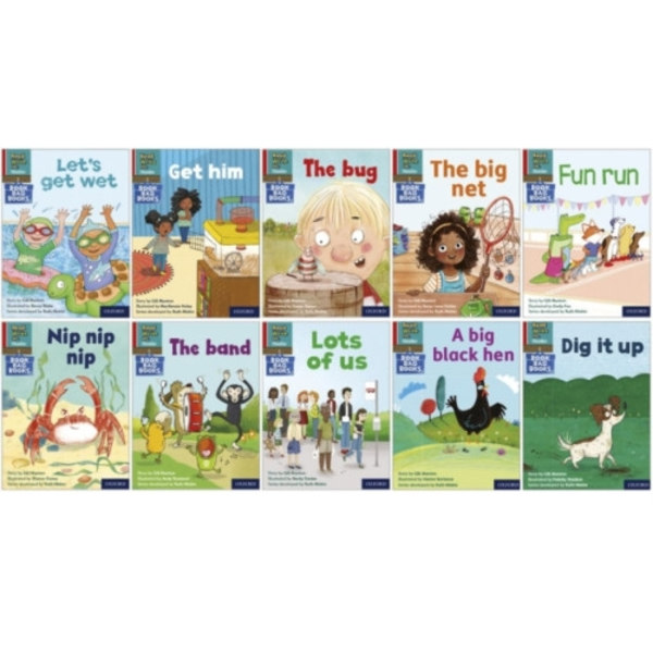 Read Write Inc. Phonics: Red Ditty Book Bag Books (Mixed Pack of 10) (häftad, eng)