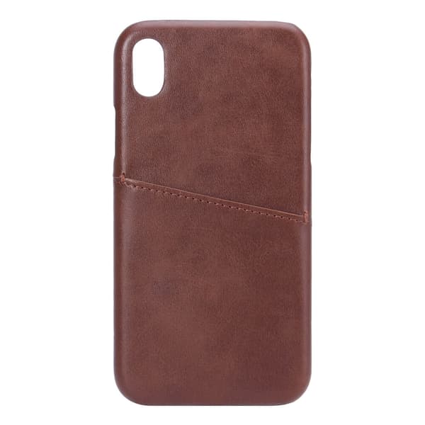 Mobilskal Brun med Kortfack iPhone XR