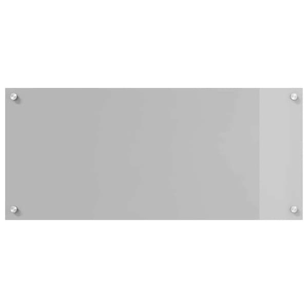 Köksskydd 2 pcs Ljusgrå 90 x 40 cm härdat glas