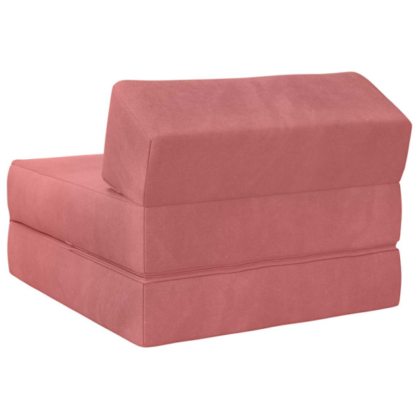 Fällbar Soffbed Rosa 60 x 70 x 41 cm Tyg