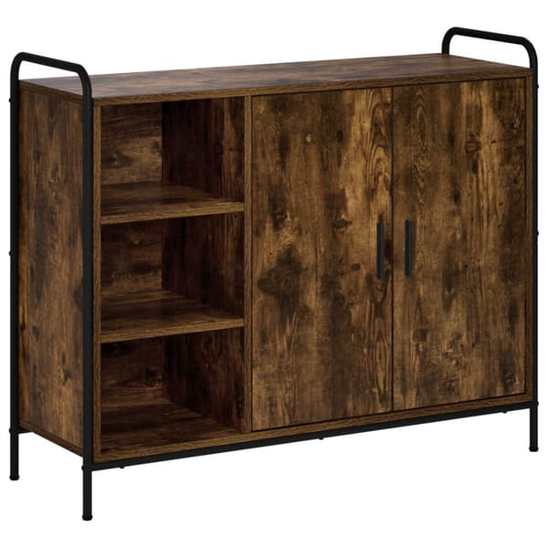 Sideboard Rökt ek 97 x 33 x 81 cm Konstruerat trä