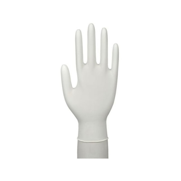 Nitrilhandske acc./pfri vit XS 150/fp