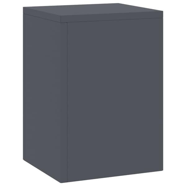 Växtställ 2 pcs Antracit 24 x 24 x 35 cm Stål