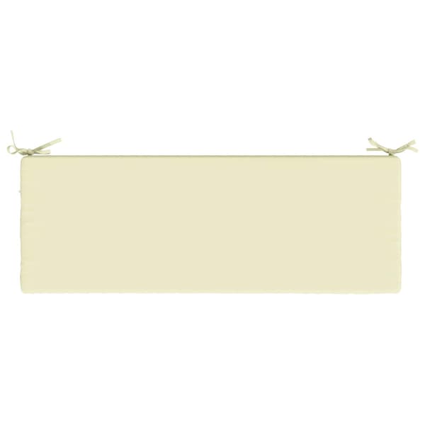 Bänk kudde SOEST 100% Polyester Gräddvit 100 x 40 x 5 cm