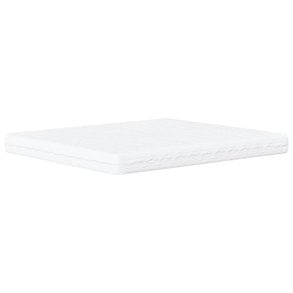 Bed with Mattress "Hvar" Taupe 180x200 cm Fabric