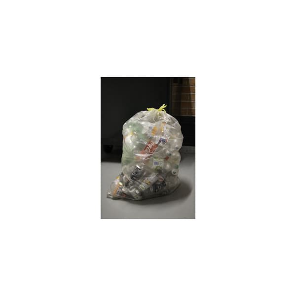 Plastsäck LD R100% Drawstr 125L tra25/rl