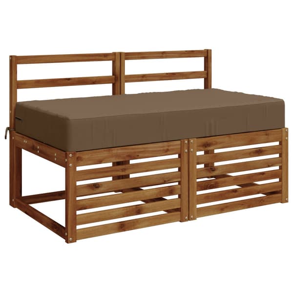Sittkudde SOEST 100% Polyester Taupe 120 x 60 x 15 cm