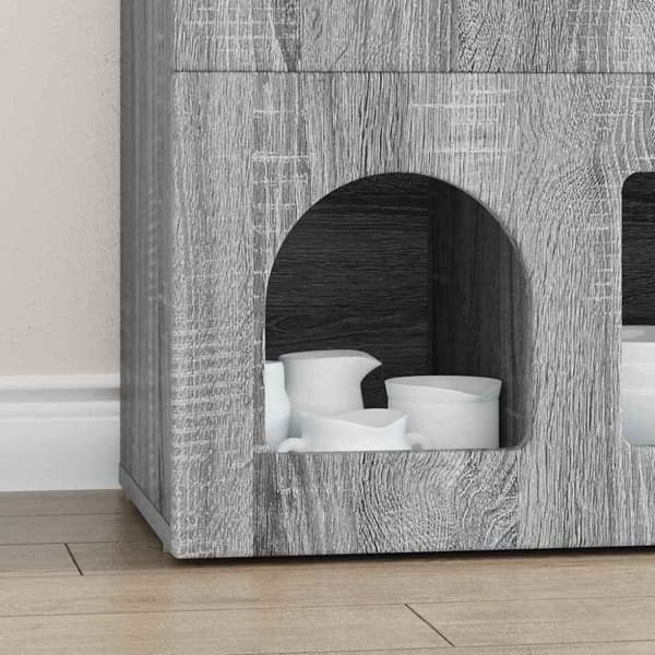 Sideboard Grå Sonoma 80,5 x 35 x 59 cm Konstruerat trä