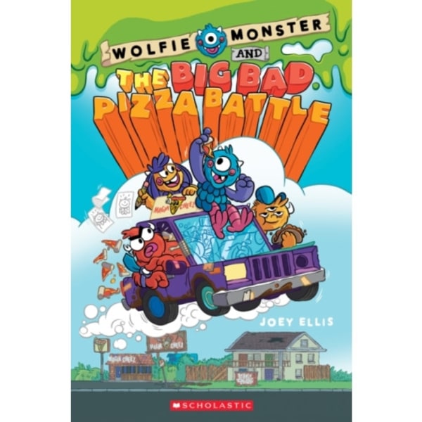 Wolfie Monster and the Big Bad Pizza Battle: A Graphic Novel (häftad, eng)