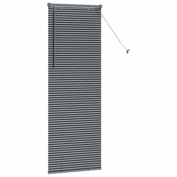 Persienner Mörkgrå 175 x 65 cm Aluminium