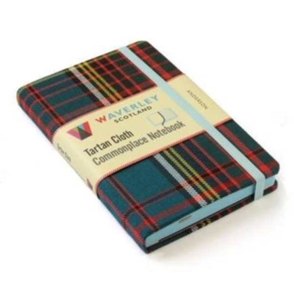 Waverley (M): Anderson Tartan Cloth Commonplace Notebook (inbunden, eng)