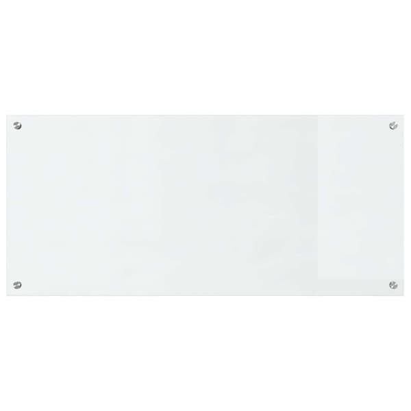 Köksskydd 2 pcs Transparent 110 x 50 cm härdat glas