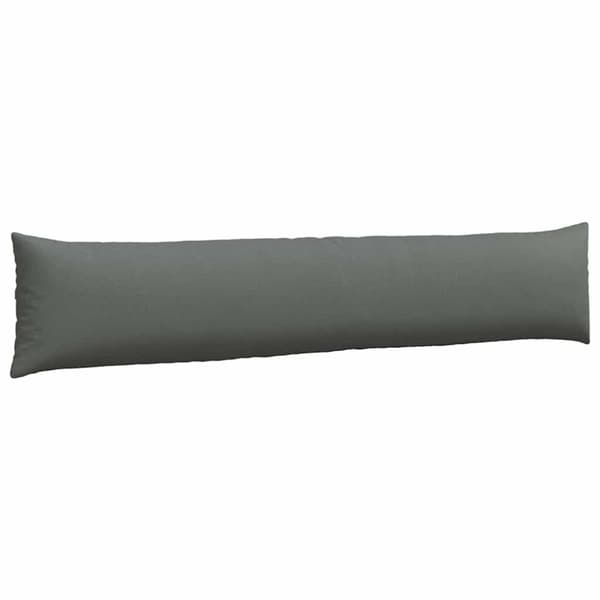 Sofakuddar 2 pcs Mörkgrå 200 x 40 cm tyg