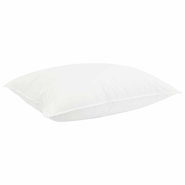 Täckeset med kudde Vit 155 x 200 cm Bomull, Bambu, Polyester