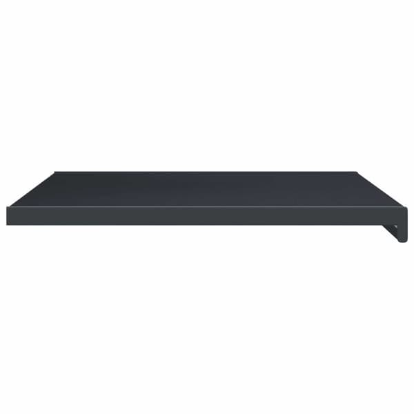 Fönsterbräda Anthracit med träådring 80 x 50 x 4,5 cm PVC