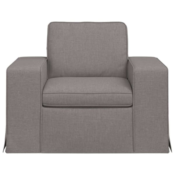 Soffa Taupe 103 x 80 x 82 cm tyg