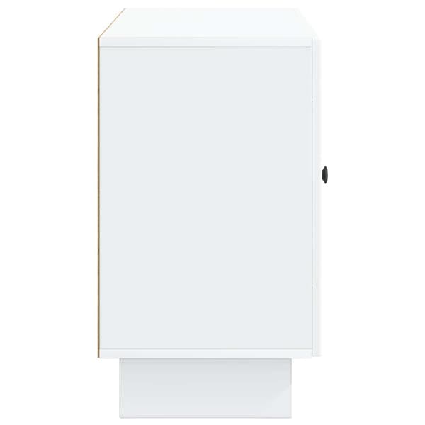 Sideboard med låda Vit 89 x 34,5 x 60 cm Konstruerat trä