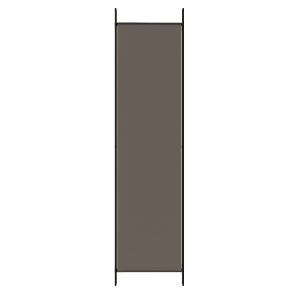 Rumsavdelare 3 paneler antracit 150x220 cm tyg