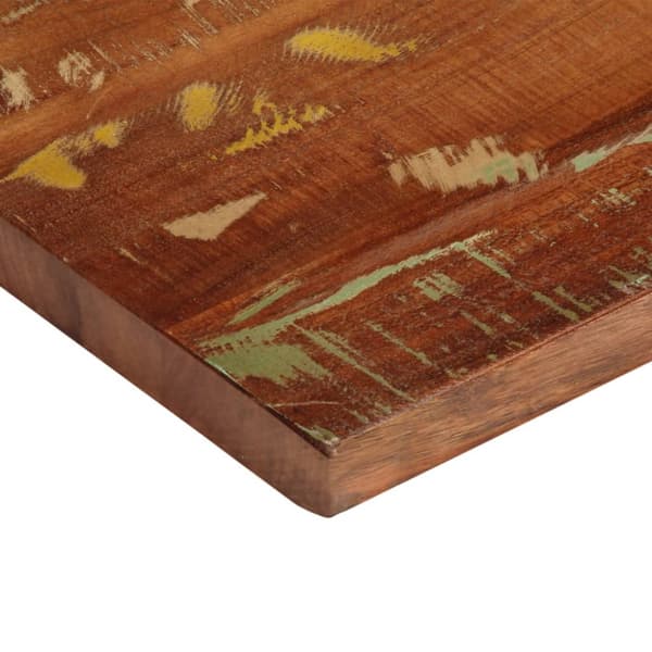 Bordsskiva 120x40x3,8 cm rektangulär massivt återvunnet trä
