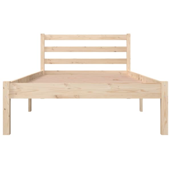 Sängram massiv furu 90x190 cm