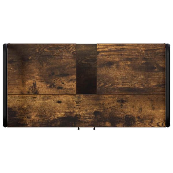 Badrumsskåpsset 2 st Rökt ek 65,5 x 34 x 61 cm Konstruerat trä