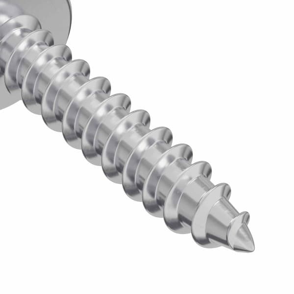 Träskruvar 12 pcs Silver M3,5 x 20 mm Stål