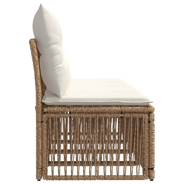 4-sitssoffa 4 pcs 4-Antal sittplatser Beige konstrotting
