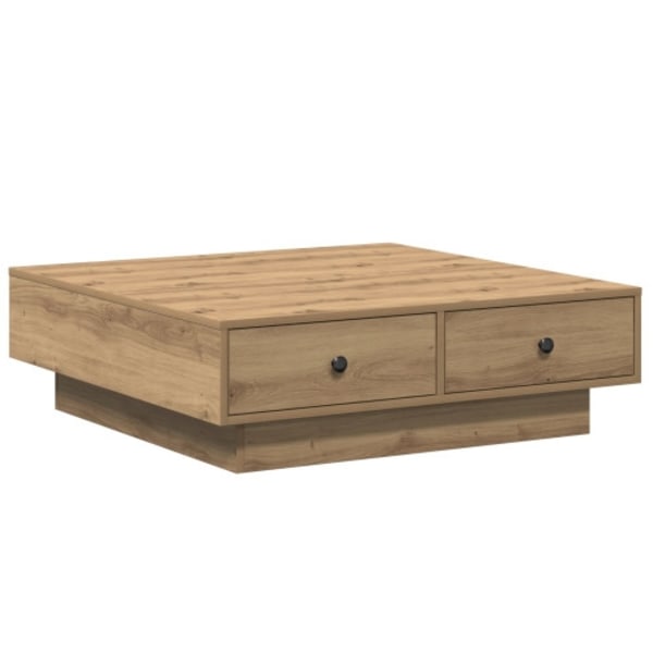 Soffbord Artisan ek Fanér, MDF 90 x 90 x 28 cm Förvaring