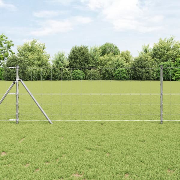 Stängselstolpe Galvaniserad 25 x 0,8 m Stål