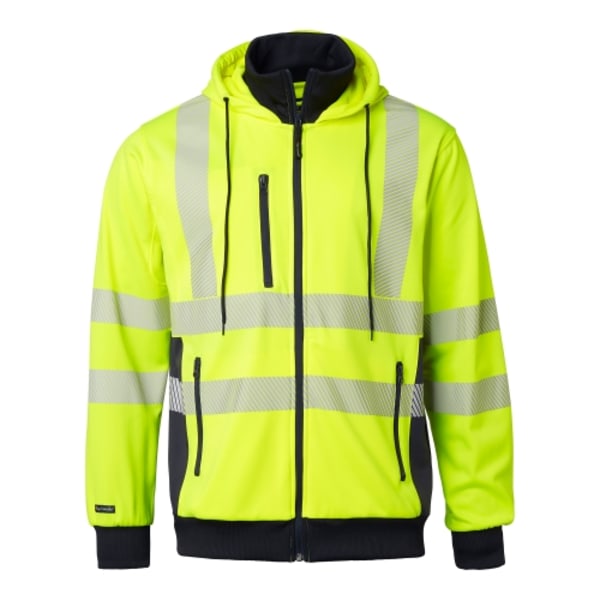 1729 Sweat Fluorescent yellow/navy Unisex