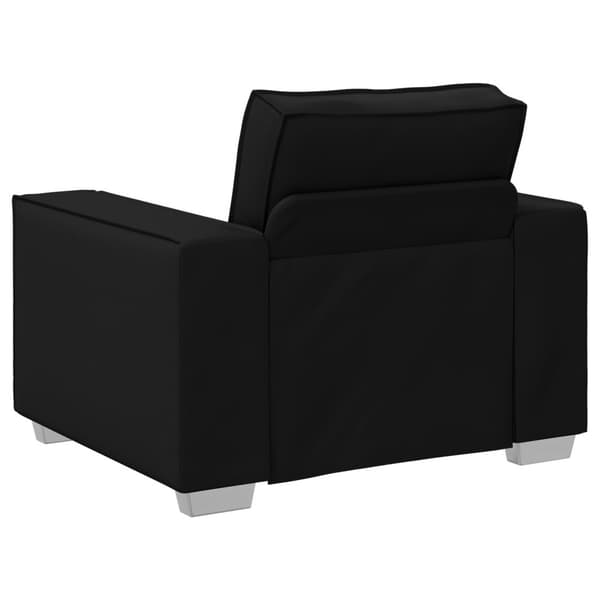 Soffstol Svart 100 cm Konstläder
