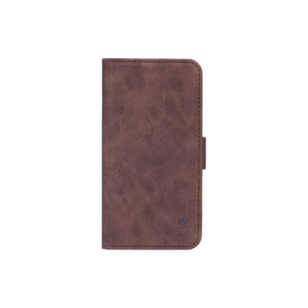 Mobile Wallet Brown Nubuck PU iPhone 12 / 12 Pro