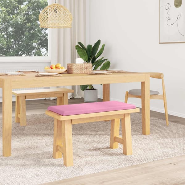 Bänk kudde Tyg Rosa Djup 35 cm