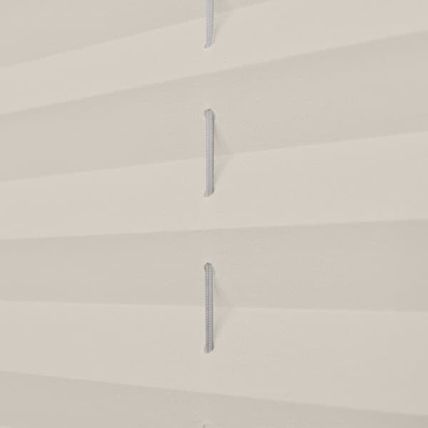 Plisségardin 40x100 cm gräddvit