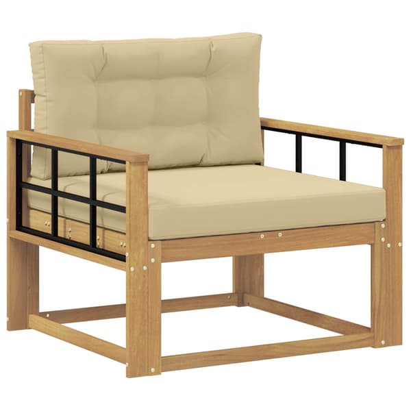 Utomhus Mellansoffa Polyester Vit
