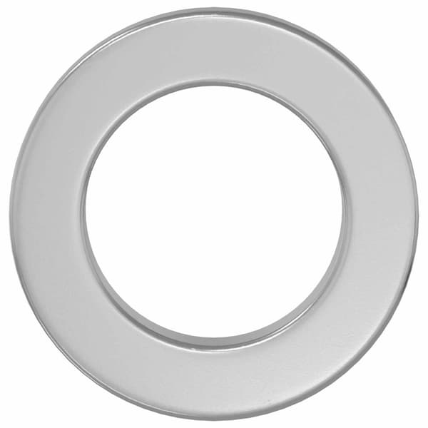 Skivor 2 pcs Silver 10 x 10 x 1,2 mm Stål